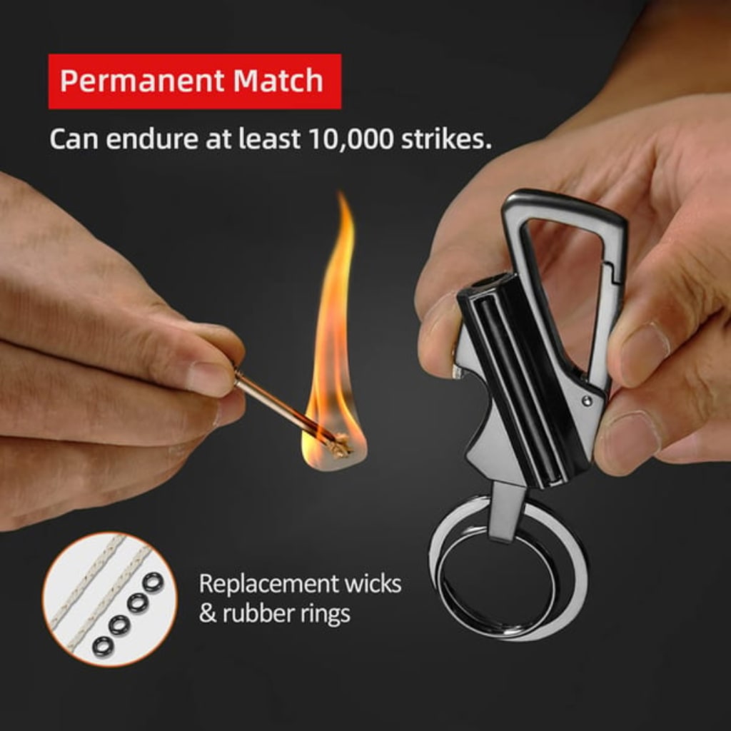 Firestarter™ Bärbar Vattentät Nyckelring