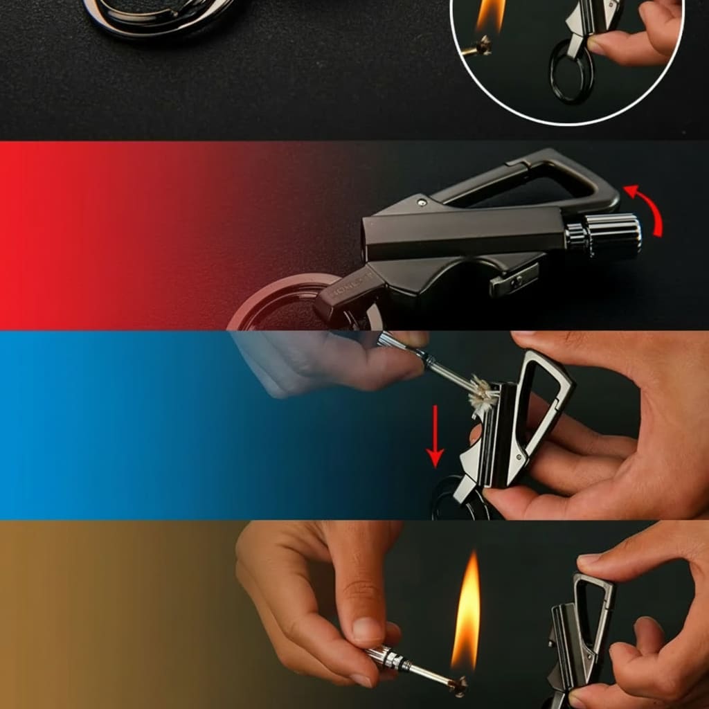 Firestarter™ Bärbar Vattentät Nyckelring
